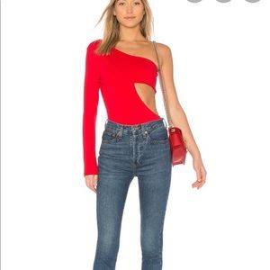 Ale by Alessandra red bodysuit